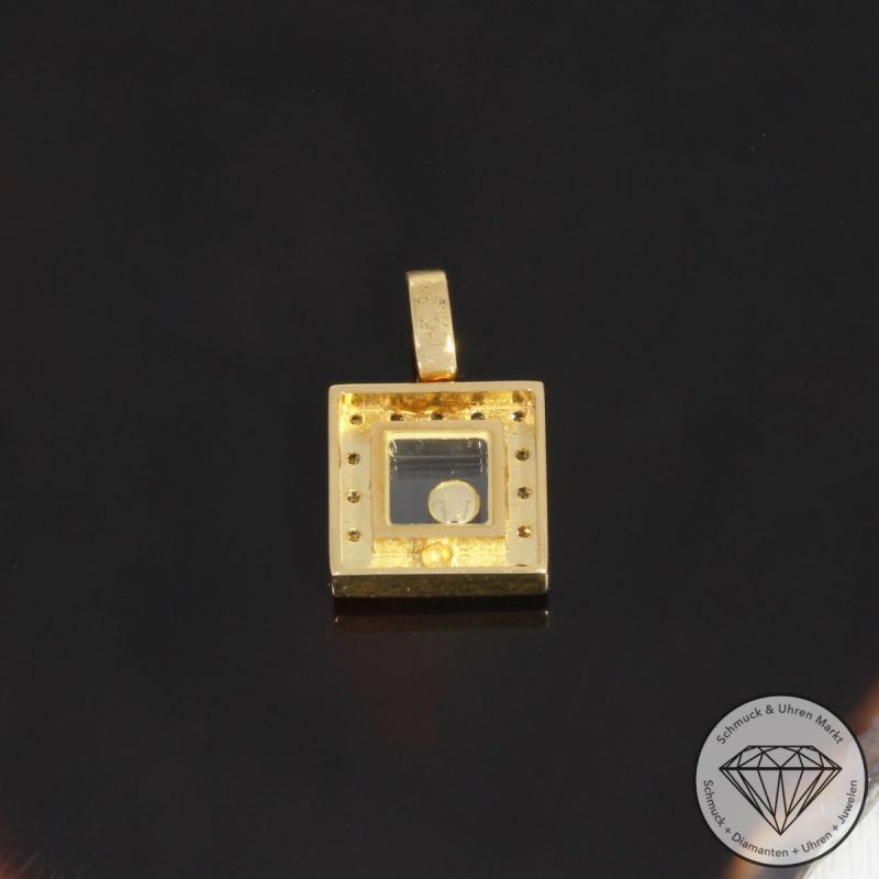SALE ! Wert 1400 € Brillant Diamant Anhänger in 750er 18 K Gelbgold - 91422
