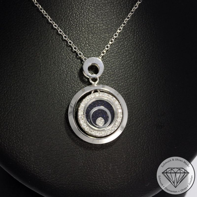 Wert 2650 € Brillant Anhänger (0,15 carat) in 750er 18 K Weißgold - 91489