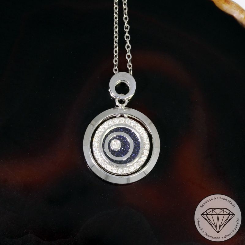 Wert 2650 € Brillant Anhänger (0,15 carat) in 750er 18 K Weißgold - 91489