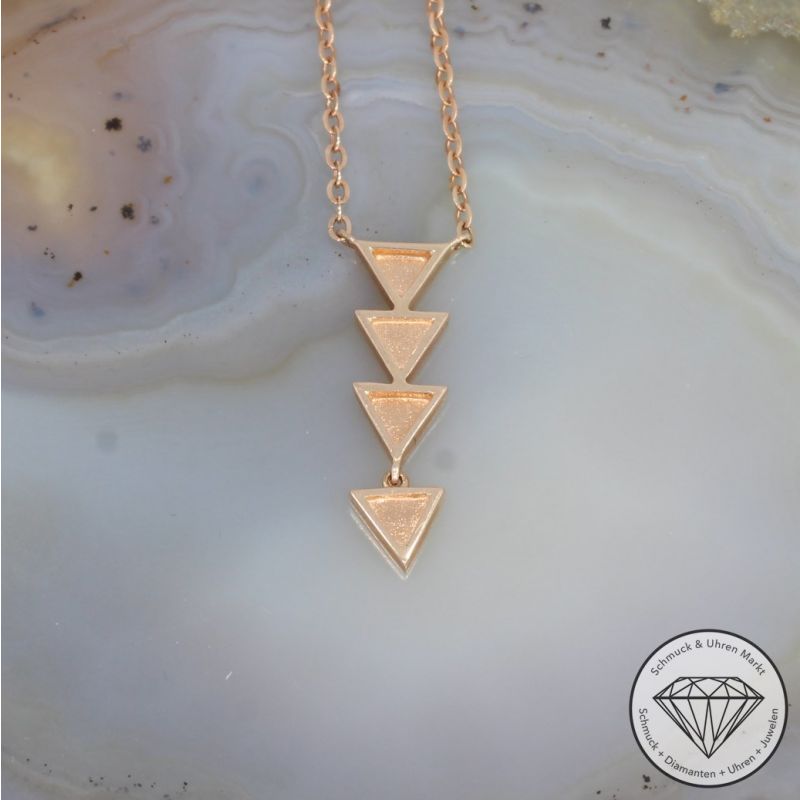 Sale! Wert 1150 € Diamant Collier in 750er 18 K Rosegold - 91507