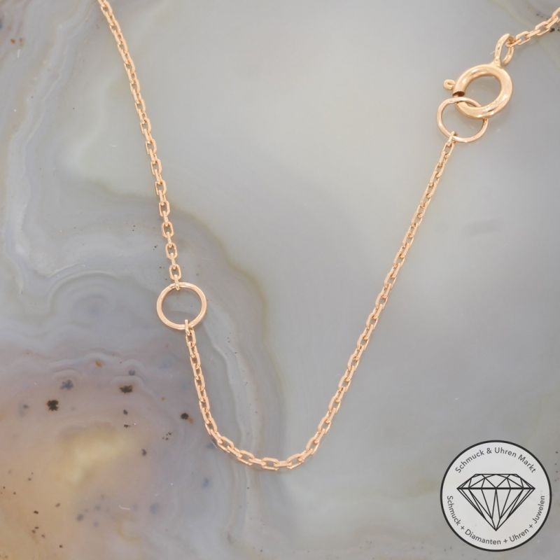 Wert 1350 € Brillant Perlmutt Collier in 750er 18 K Rosegold - 91524