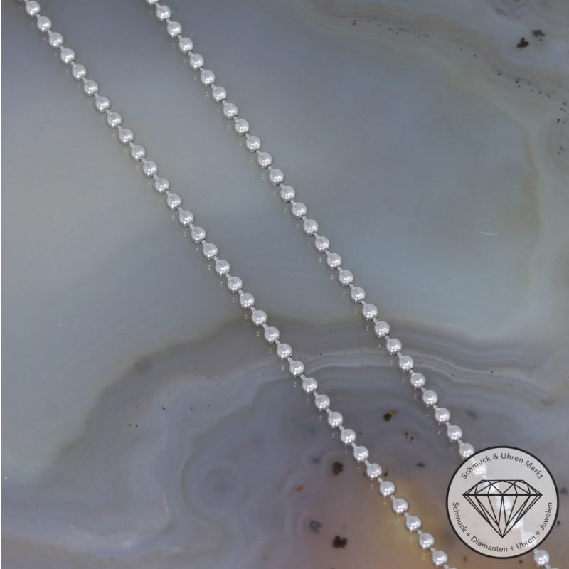 Wert 1490 € Brillant Rosenquarz Collier in 585er 14 K Weißgold - 91572