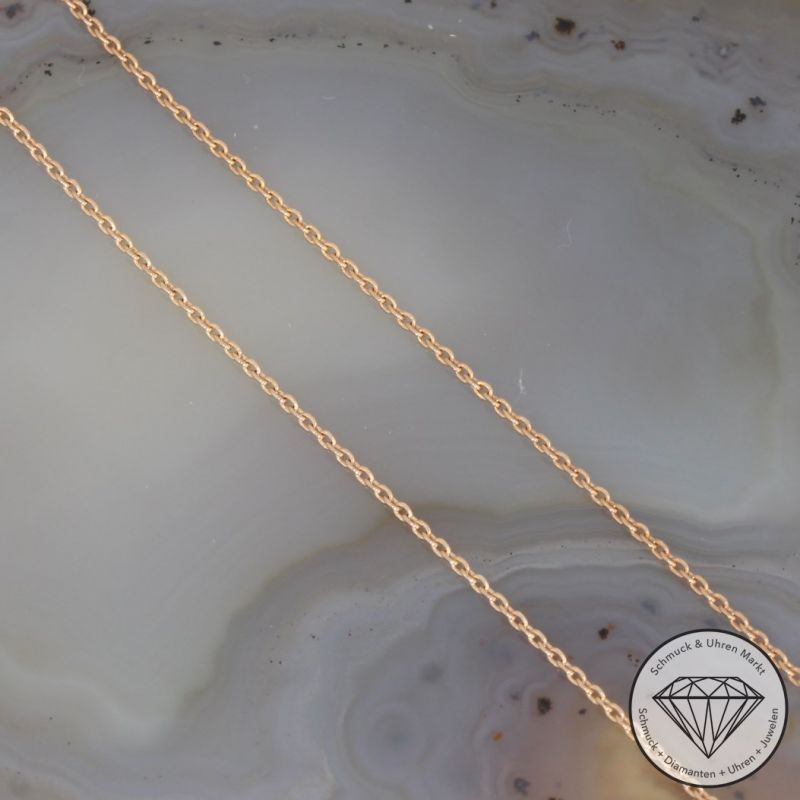 Wert 5470 € Solitär Brillant Anhänger mit Kette (0,71 carat) in 750er 18 K Roségold - H1714
