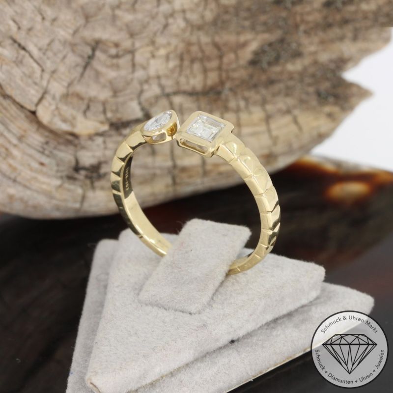 Wert 1950 € Diamant Ring in 585er 14 K Gelbgold - 91692