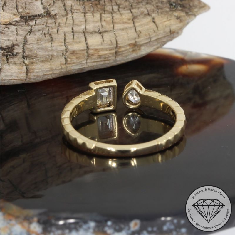 Wert 1950 € Diamant Ring in 585er 14 K Gelbgold - 91692