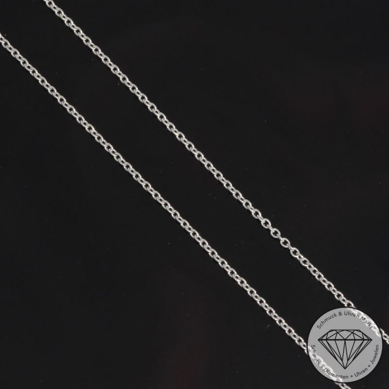 Sale! Wert 1350 € Brillant Farbedelstein Collier in 750er 18 K Weißgold - 91837