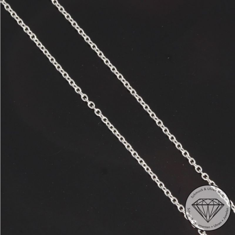 Wert 1350 € Brillant Peridot Collier in 750er 18 K Weißgold - 91838