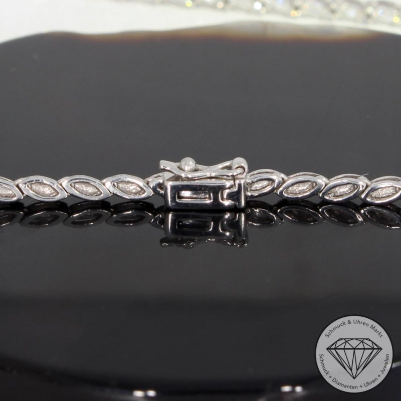 Wert 15690 € Brillant Diamant Collier in 750er 18 K Weißgold - 91844