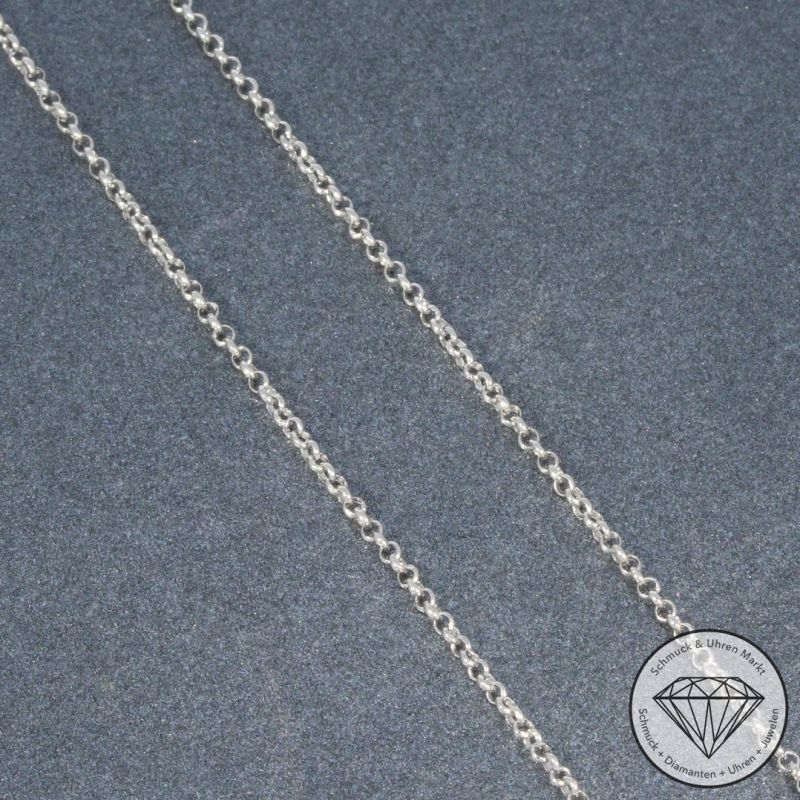 Wert 4950 € Brillant Diamant Rubin Collier in 750er 18 K Weißgold - 91862