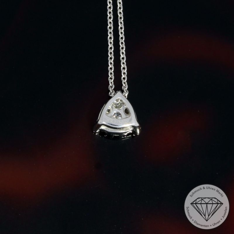Wert 1150 € Brillant Collier (0,20 carat) in 585er 14 K Weißgold - 91864