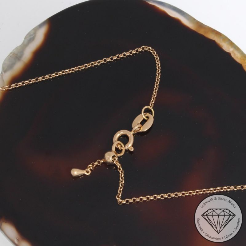 Wert 4050 € Brillant Rubin Collier in 750er 18 K Rosegold - 91869