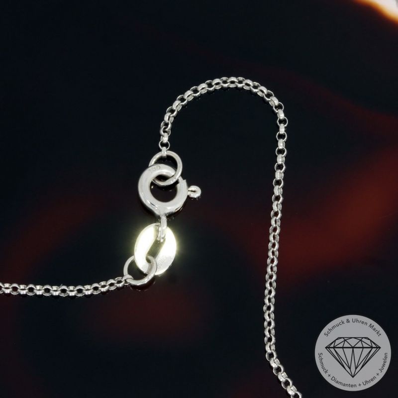 Wert 2850 € Brillant Anhänger & Kette (0,35 carat) in 750er 18 K Weißgold - 91871