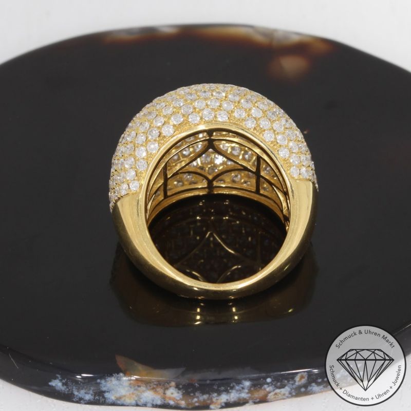 Wert 12290 € Brillant Ring (4,65 carat) in 750er 18 K Gelbgold - 92036