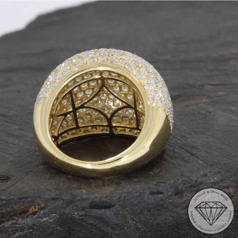 Wert 12290 € Brillant Ring (4,65 carat) in 750er 18 K Gelbgold - 92036