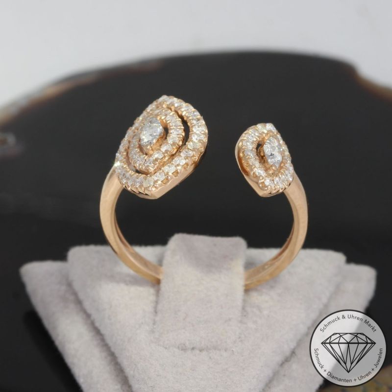 Wert 1790 € Brillant Ring (0,50 carat) in 750er 18 K Rosegold - 92074