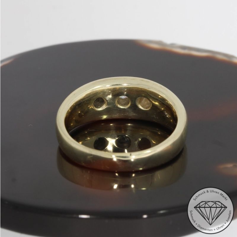 Wert 2690 € Brillant Ring 585er/14 Karat Gelb Gold Größe 61 – 92222