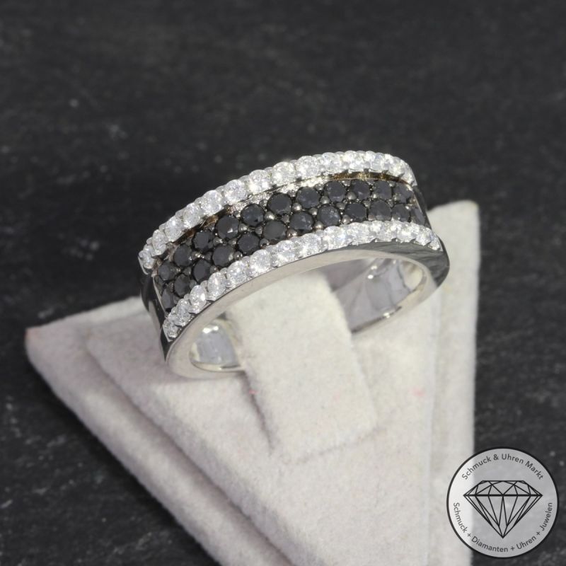Wert 3440 € Brillant Diamant Ring in 585er 14 K Weißgold - H1447