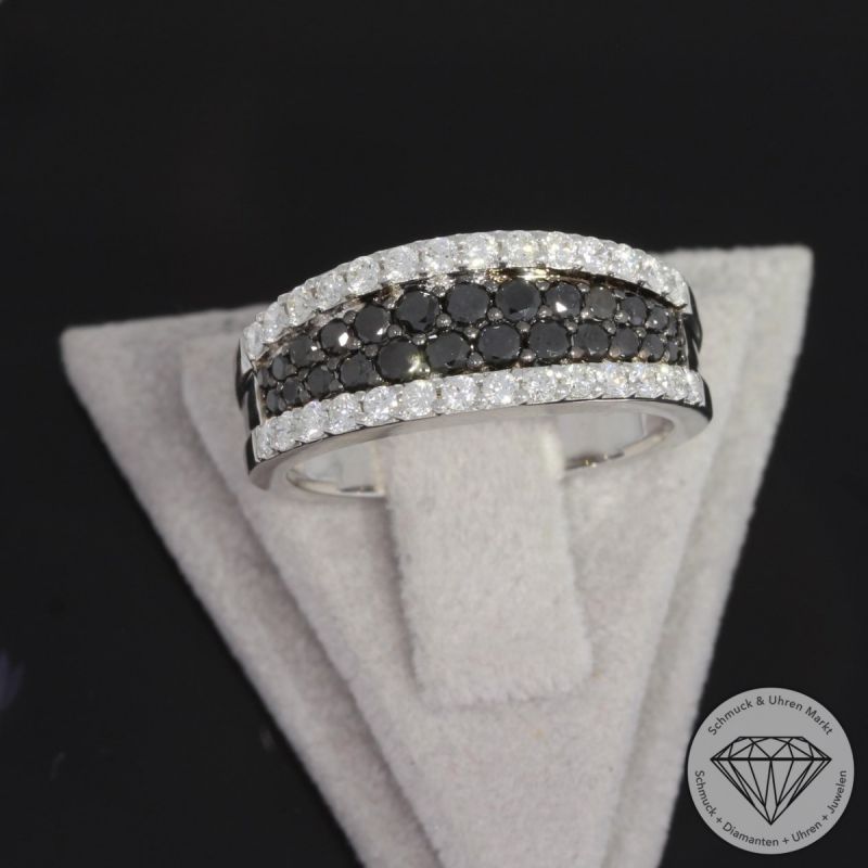 Wert 3440 € Brillant Diamant Ring in 585er 14 K Weißgold - H607