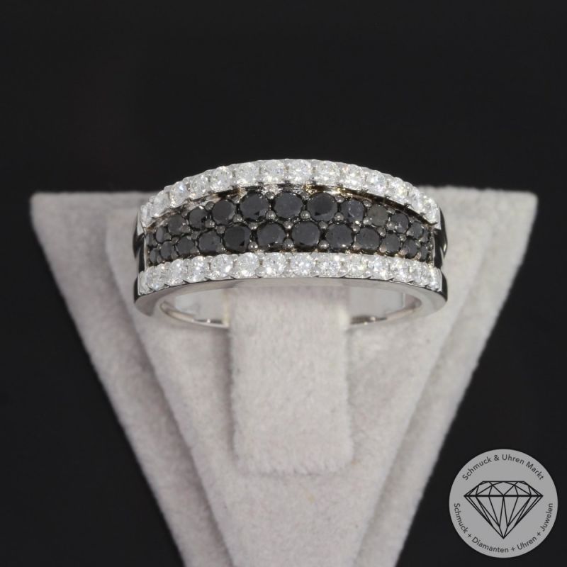 Wert 3440 € Brillant Diamant Ring in 585er 14 K Weißgold - H607