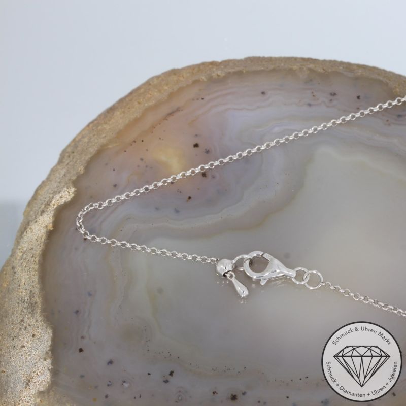 Wert 1960 € Brillant Collier (0,15 carat) in 750er 18 K Weißgold - 97242