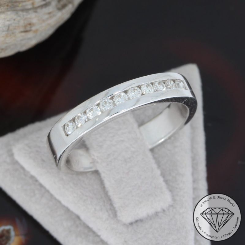 Wert 1690 € Brillant Ring (ca.0,30 carat) in 585er 14 K Weißgold - 92830