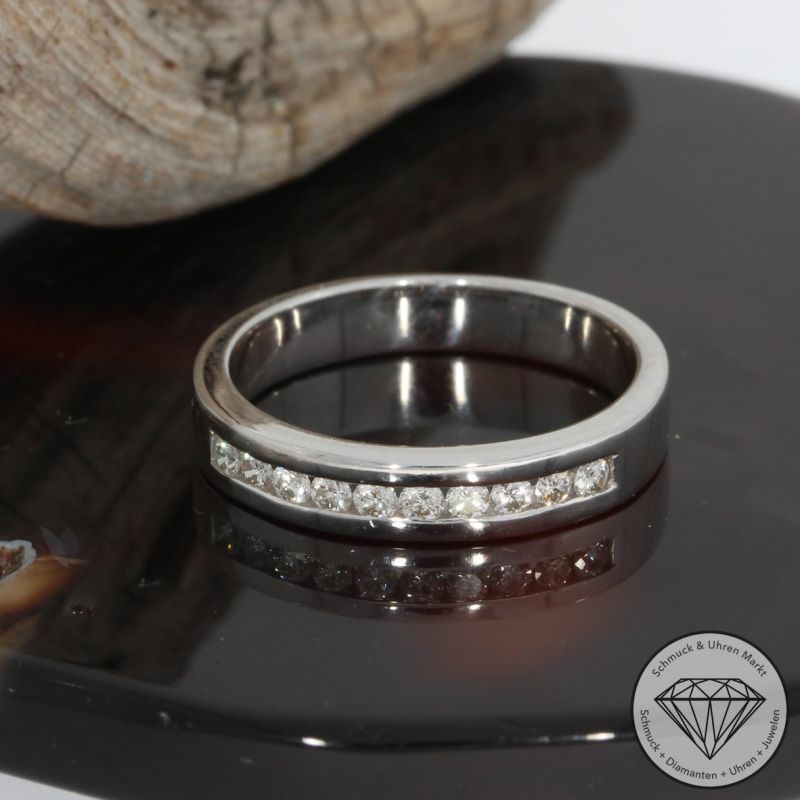 Wert 1690 € Brillant Ring (ca.0,30 carat) in 585er 14 K Weißgold - 92830