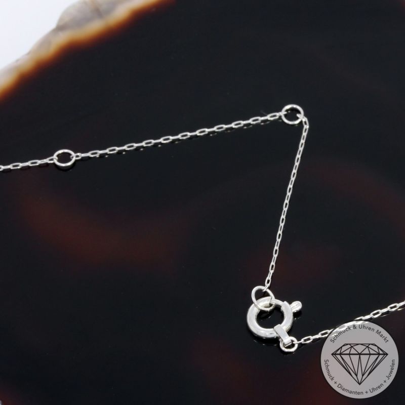 Sale! Wert 890 € Brillant Turmalin Anhänger mit Kette in 900er Platin & 750er 18 K Gelbgold - 92865