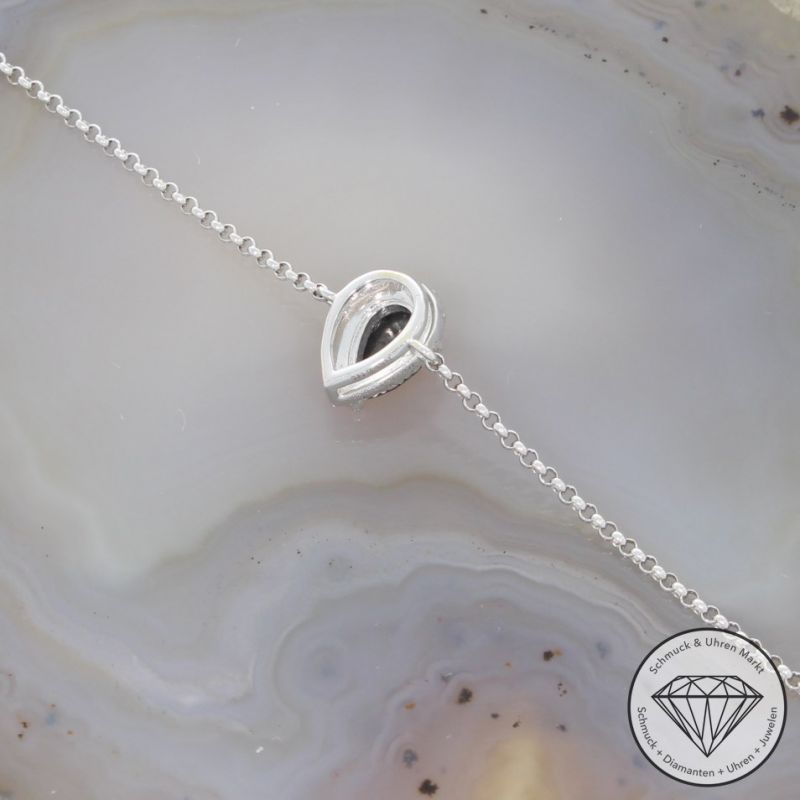 Wert 1690 € Brillant Diamant Armband in 585er 14 K Weißgold - 92889