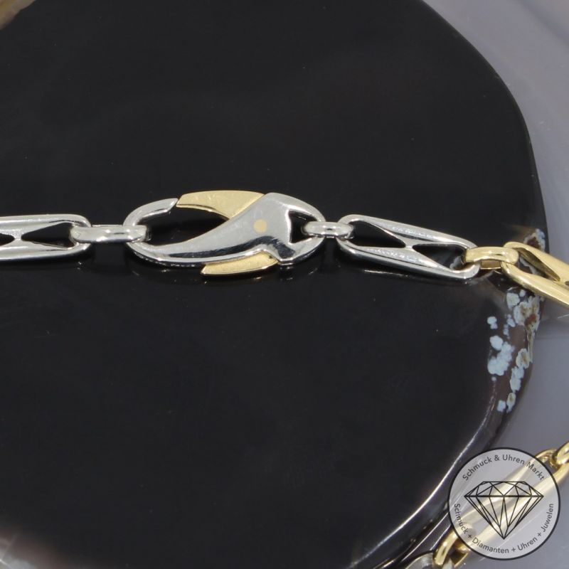 Wert 2750 € Bicolor Armband in 750er 18 K Gold - 93517