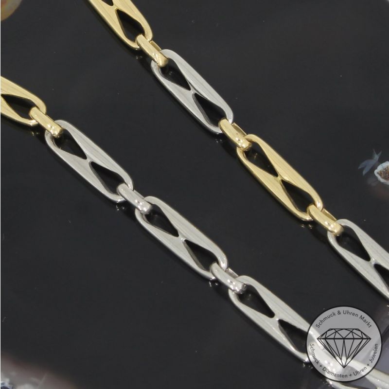 Wert 2750 € Bicolor Armband in 750er 18 K Gold - 93517