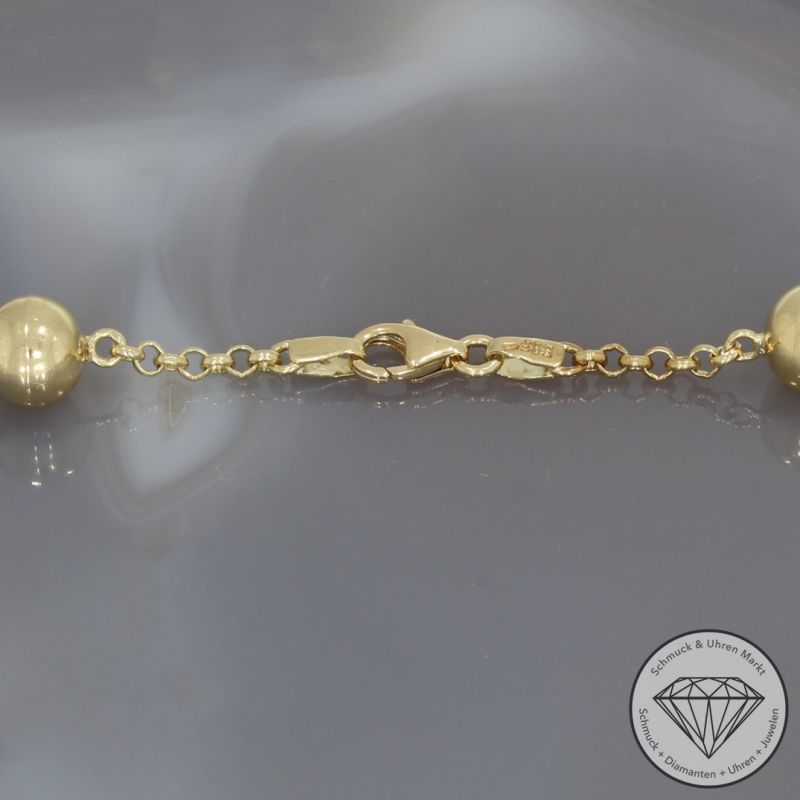 Wert 4900 € Bicolor Rosenkranz Kette in 585er 14 K Gold - 93872
