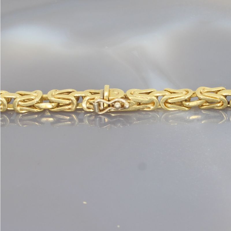 Wert 19200 € Lapislazuli Königs Kette (endlos) in 750er 18 K Gelbgold - 94120