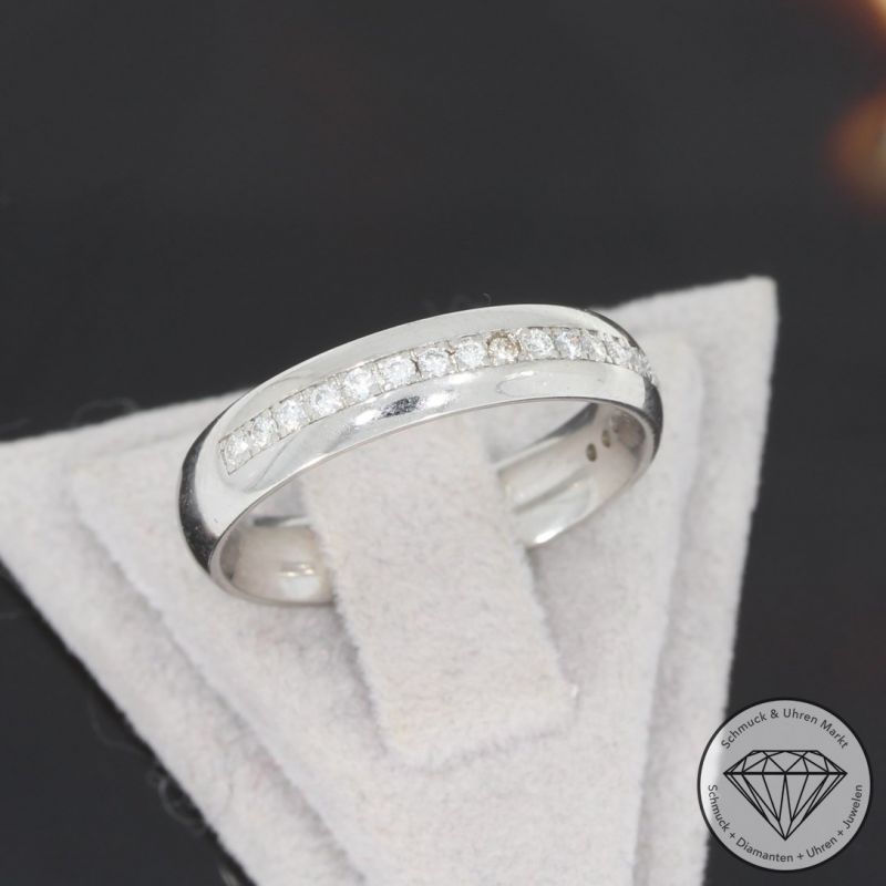 Wert 1150 € Brillant Ring (ca. 0,15 carat) in 585er 14 K Weißgold - 94232