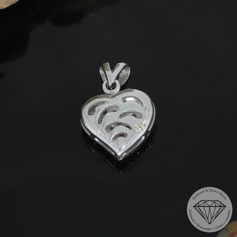 Sale! Wert 1280 € Brillant Anhänger (ca. 0,29 carat) in 750er 18 K Weißgold - 94334