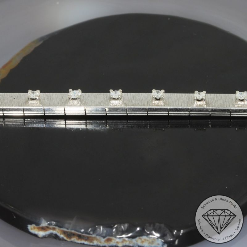 Wert 8150 € Brillant Armband (ca. 1,14 carat) in 750er 18 K Weißgold - 94379