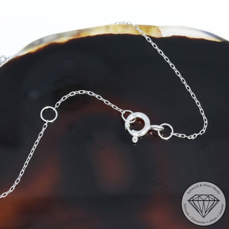 Wert 590 € Solitär Brillant Armband in 585er 14 K Weißgold - 94435