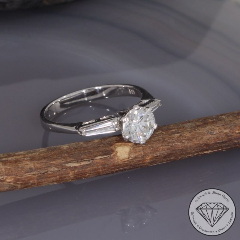 Wert 9900 € Brillant Diamant Ring in 585er 14 K Weißgold - 94578
