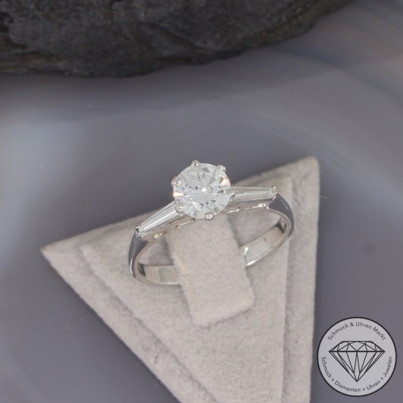 Wert 9900 € Brillant Diamant Ring in 585er 14 K Weißgold - 94578