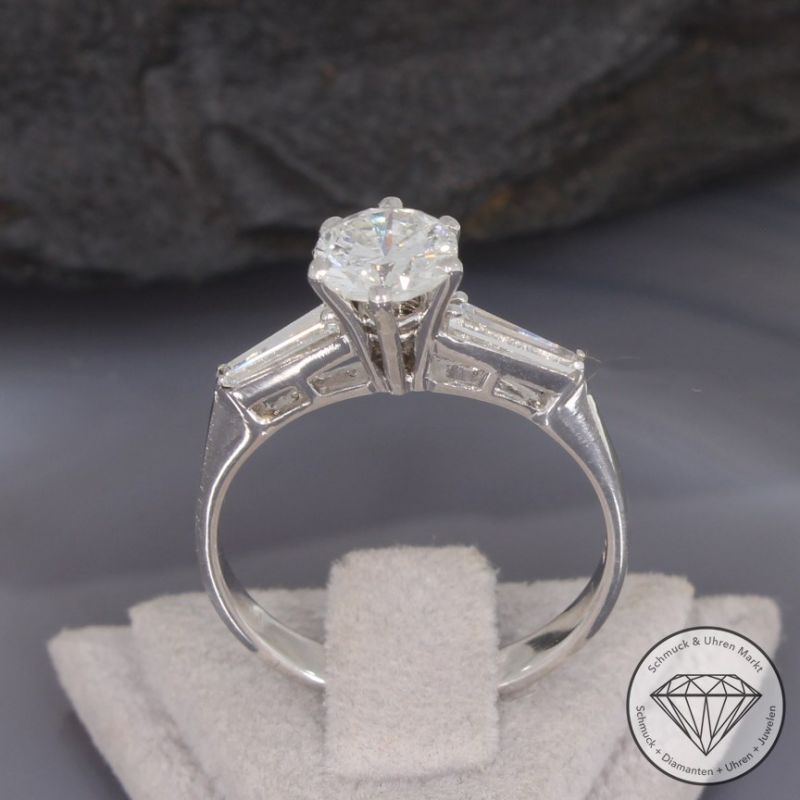 Wert 9900 € Brillant Diamant Ring in 585er 14 K Weißgold - 94578