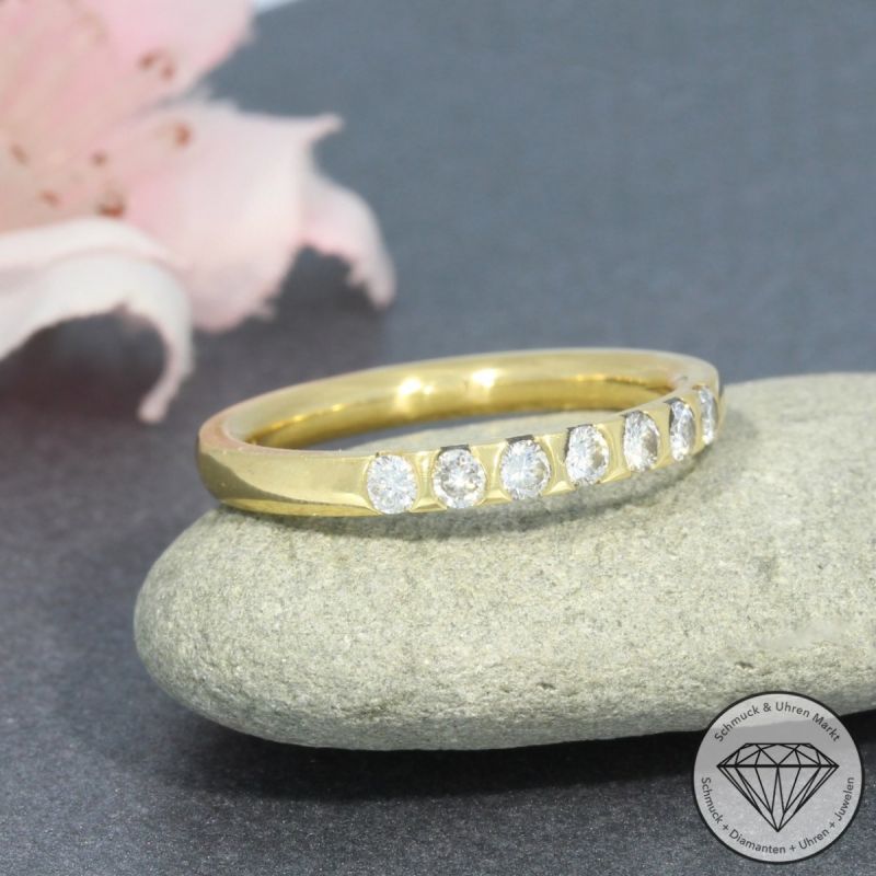 Wert 1650 € Brillant Ring (ca. 0,35 carat) in 750er 18 K Gelbgold - 94604
