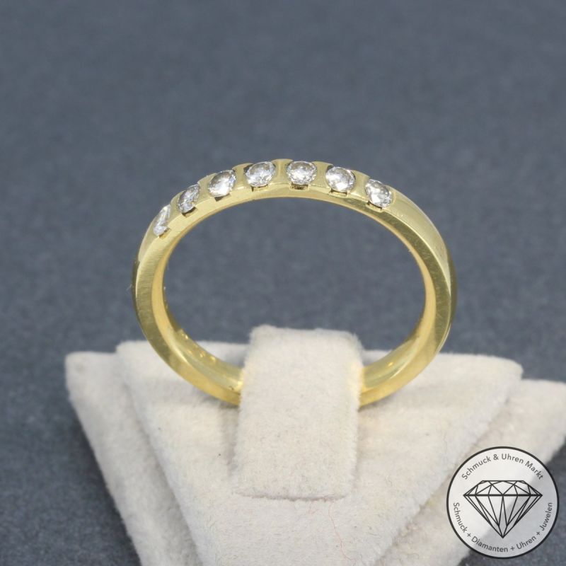 Wert 1650 € Brillant Ring (ca. 0,35 carat) in 750er 18 K Gelbgold - 94604