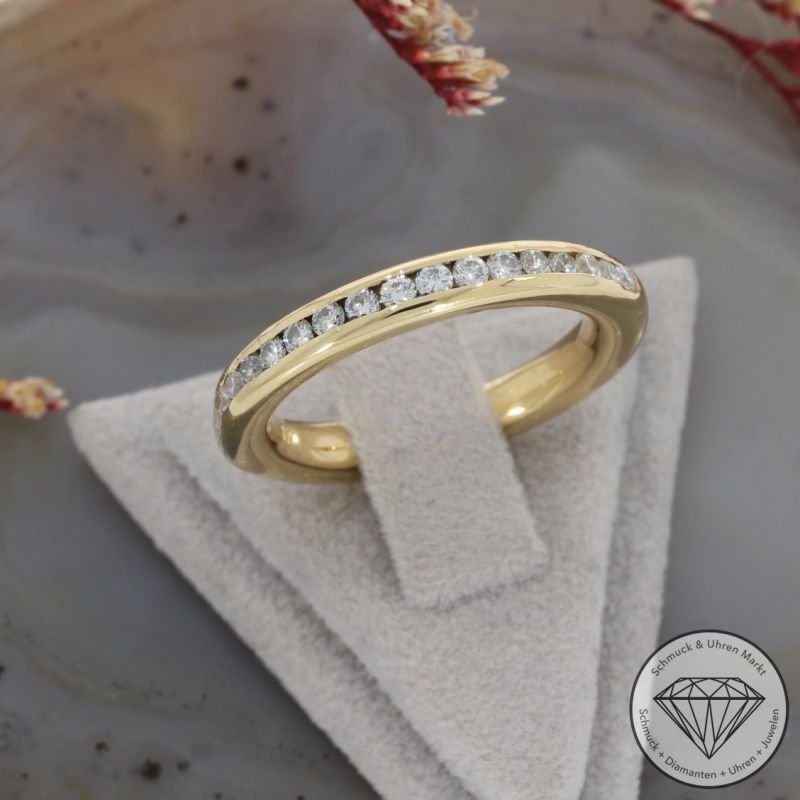 Wert 2500 € Brillant Ring (ca. 0,36 carat) in 750er 18 K Gelbgold - 94657