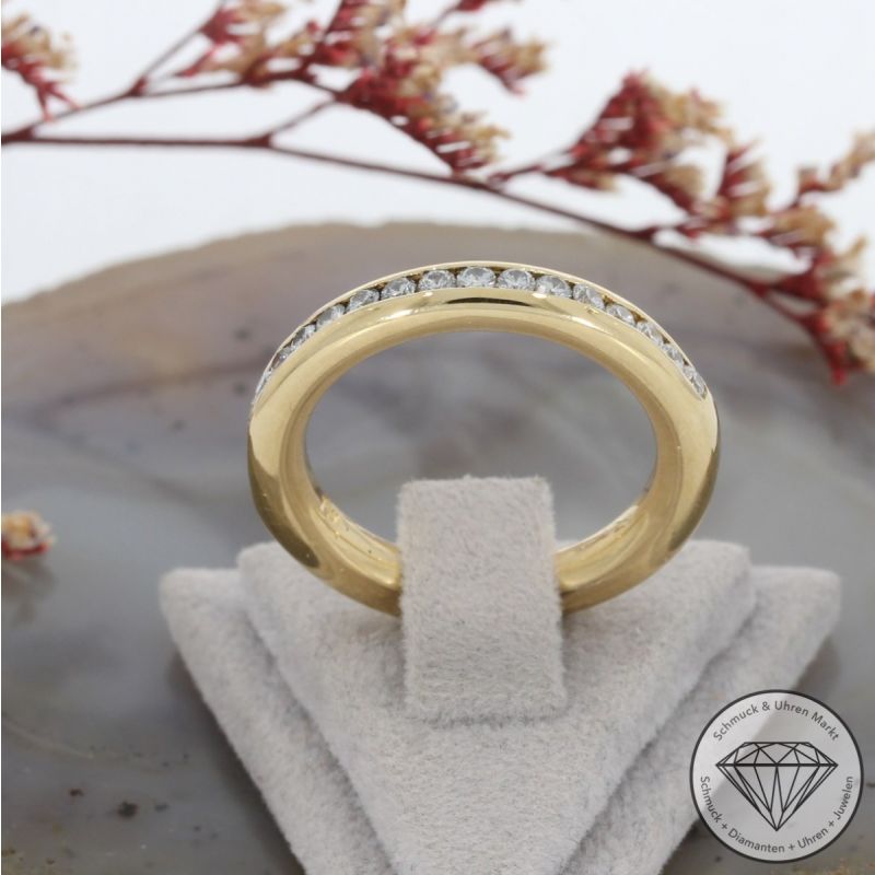 Wert 2500 € Brillant Ring (ca. 0,36 carat) in 750er 18 K Gelbgold - 94657