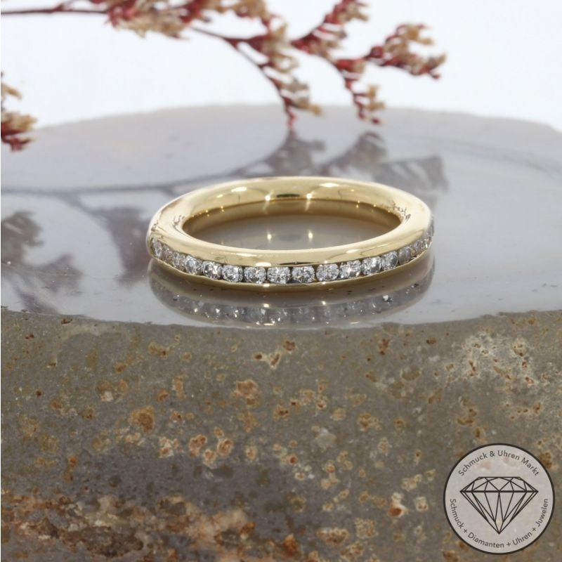 Wert 2500 € Brillant Ring (ca. 0,36 carat) in 750er 18 K Gelbgold - 94657