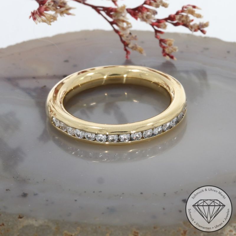 Wert 2500 € Brillant Ring (ca. 0,36 carat) in 750er 18 K Gelbgold - 94657