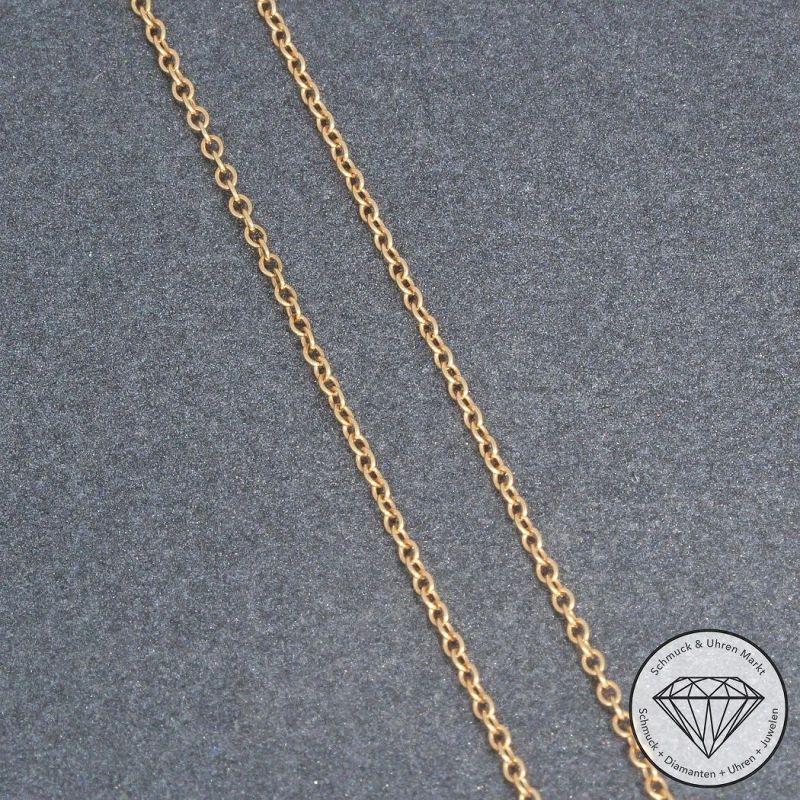 Sale! Wert 1790 € Brillant Turmalin Anhänger mit Kette in 750er 18 K Roségold - 94845