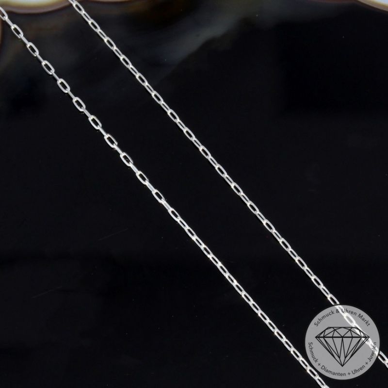 Wert 590 € Brillant Aquamarin Anhänger & Kette in 900er Platin - 94855