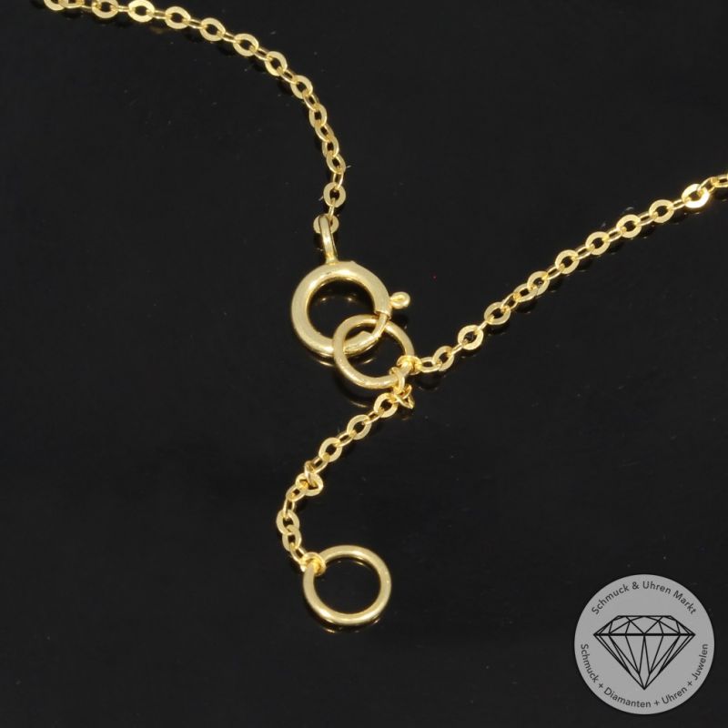 Wert 1450 € Brillant Perlmutt Armband in 750er 18 K Gelbgold - 94914