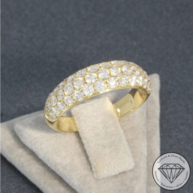 Wert 4450 € Brillant Ring (1,38 carat) in 585er 14 K Gelbgold - 94917