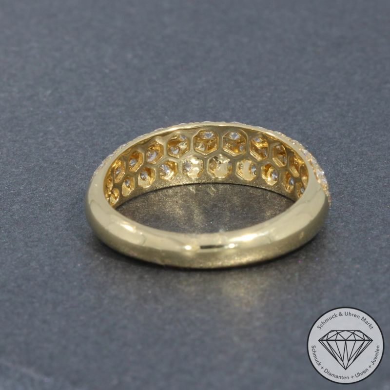 Wert 4450 € Brillant Ring (1,38 carat) in 585er 14 K Gelbgold - 94917